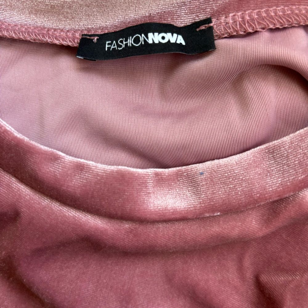 Fashion Nova Velvet Tunic - Mauve - 3x - Picture 4 of 5
